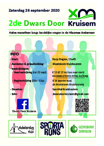 2e editie Halve marathon 'Dwars door Kruisem'